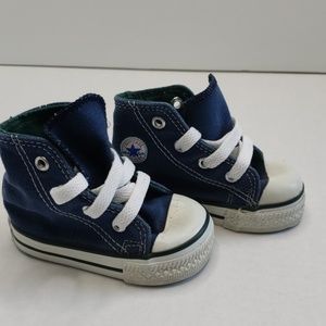 Blue Converse all stars sz 3